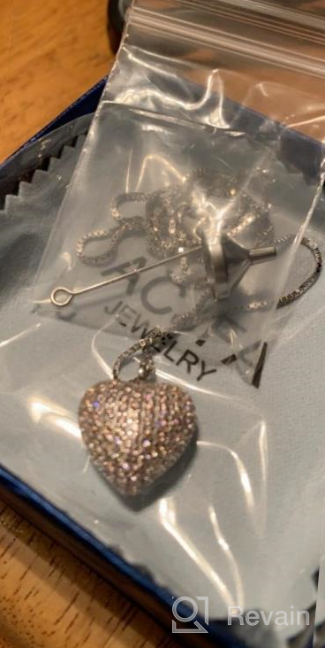 img 1 attached to Sterling Cremation Necklace Keepsake for Girls' Jewelry - ACJFA review by Terri Kolb