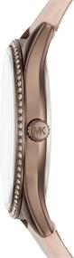 img 3 attached to Michael Kors Womens Stainless Leather Women's Watches via Wrist Watches
