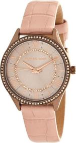 img 4 attached to Michael Kors Womens Stainless Leather Women's Watches via Wrist Watches