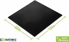 img 3 attached to MATNIKS High-Grade Neoprene Rubber Sheet, Heavy Duty 60A, 12X12-Inch By 1/8 (+/-5%) For DIY Plumbing, Gaskets, Flooring, Bumpers, Protection And More