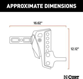 img 3 attached to CURT 45949 Rebellion Adjustable Receiver