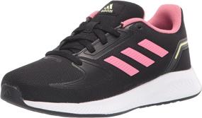 img 4 attached to Adidas Kids Runfalcon Running Black Girls' Shoes : Athletic