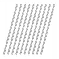 10pcs of 5mm x 200mm 304 stainless steel round rods for diy crafts and model-making logo