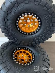 img 7 attached to INJORA 1.9 Crawler Tires: Perfect For RC Rock Terrain With TRX-4 Axial SCX10 90046 SCX10 III AXI03007 Tamiya CC01 D90 D110