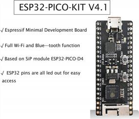 img 3 attached to 2Pcs RCmall ESP32-PICO-KIT V4.1 Mini Development Board ESP32-PICO-D4 WiFi Module Dev Board