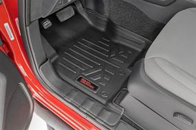 img 3 attached to 🏞️ Durable Rough Country Floor Mats for 2008-2021 Nissan Frontier, Crew Cab - Enhance Protection and Style with M-80513 Matss