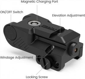 img 3 attached to Enhance Your Accuracy With Feyachi Rechargeable Red/Green Dot Laser Sight For Picatinny Rail Handguns And Rifles
