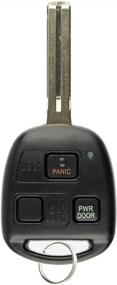 img 4 attached to Unlock Your Lexus With KeylessOption Keyless Entry Remote Fob & Uncut Master Ignition Key Blade For RX330, RX350, RX400H, RX450H - Compatible With HYQ12BBT