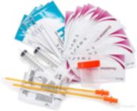 🤰 hoper ovulation and pregnancy test strips (hcg5-lh10) with 10 pregnancy tests and 5 ovulation test strips - 22 piece insemination kit set logo