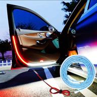 🚗 goodream car door lights 47.2 inches - 150 led flow strip lights for car truck suv interior accessories, courtesy light with warning for anti rear-end collision safety (2pcs) logo