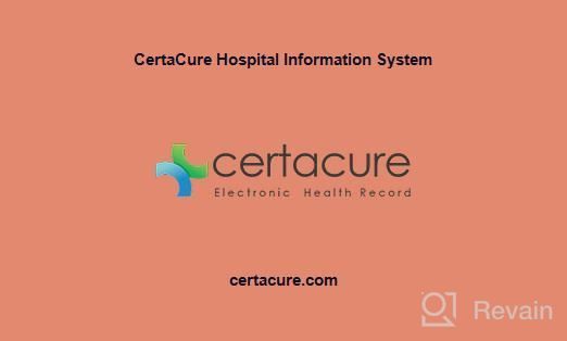 img 1 attached to CertaCure Hospital Information System review by Charlie Dillon