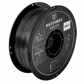 img 4 attached to Get Accurate Translucent Prints With Hatchbox PC Polycarbonate 3D Printer Filament - 1 Kg Spool, Dimensional Accuracy +/- 0.05 Mm, 1.75 Mm Diameter, In Transparent Black Color