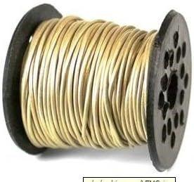 img 1 attached to 🏅 UnCommon Artistry 1mm Genuine Gold Leather Round Cord - 15 Feet (5 Yards)