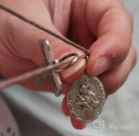 img 5 attached to Восхитительная медаль святого Франциска Ассизского: подлинные медали покровителей, созданные идеально в Италии.