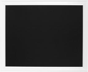 img 3 attached to White Framed Magnetic Chalkboard By DesignOvation - Size 27.5X33.5 Inches