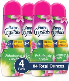 img 4 attached to Freshen Up Your Laundry Routine With Purex Crystals In-Wash Fragrance Boosters - Pack Of 4, 84 Oz