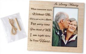 img 1 attached to In Loving Memory: Engraved Memorial Picture Frame For 4X6 Photos