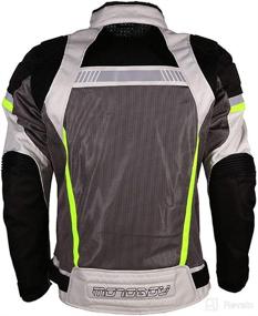 img 3 attached to 🏍️ Men's Summer Mesh Motorcycle Riding Jacket, Breathable CE Armored Anti-Impact Clothing