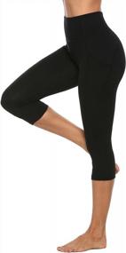 img 3 attached to High-Waisted Capri Yoga Pants With Pockets: The Perfect Workout Essential For Women By Stelle