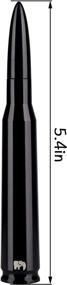 img 3 attached to Improved FM/AM Reception: Black Antenna for Toyota Tundra (1999-2022) & Toyota Tacoma (1995-2016) - ONE250 Bullet Style Design