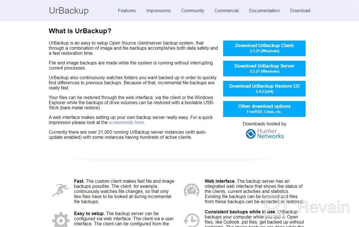 img 1 attached to UrBackup review by Cody Hunt