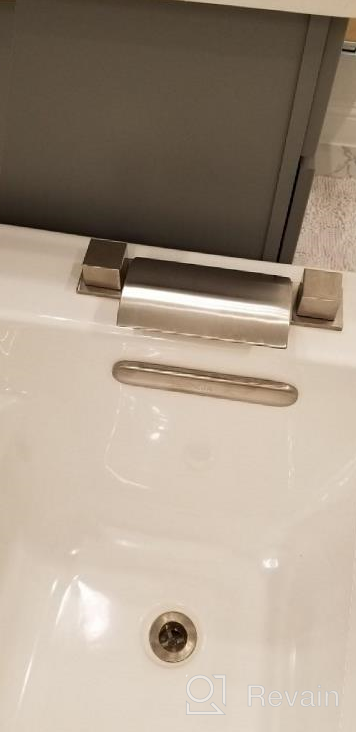 img 1 attached to Sumerain Roman Tub Faucets Brushed Nickel,Waterfall Spout For High Flow Rate,Include Valve And Trim Set review by Antonio Fox