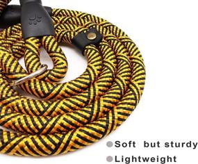 img 3 attached to Effective Training Tool: Mycicy Slip Lead Dog Leash For All Sizes & No Pull Control