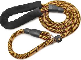 img 4 attached to Effective Training Tool: Mycicy Slip Lead Dog Leash For All Sizes & No Pull Control