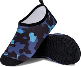 img 3 attached to Mabove Water Non Slip Barefoot Toddler Girls' Shoes ~ Athletic