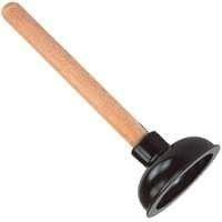 img 1 attached to 4in Drain Black Plunger: Unclog with Ease and Efficiency