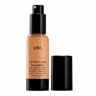 matte finish oil-free liquid foundation (fw-05 sun gold) by jolie - enhancing your radiant glow logo