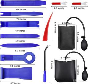 img 3 attached to 🛠️ Harmkrola 20Pcs Professional Car Tool Kit: Air Wedge, Long Reach Tools & No Scratch Pry Tool – Ideal Auto Trim Removal Bag for Cars, Trucks – Perfect for Men and Women!