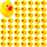 dztian 31-piece float & squeak mini rubber duck baby bath ducky sound shower toys for kids, celebrating the joy of children logo