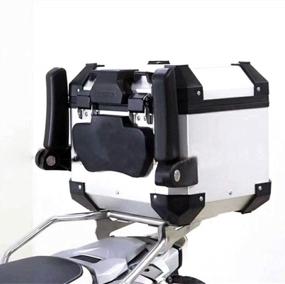 img 3 attached to Foldable Passenger Armrest For Motorcycle Top Case Rear Box - Compatible With MT-09 Tracer, Adventure Bikes R1200GS LC, R1250GS ADV, And 1050/1190/1290 Models - By GUAIMI