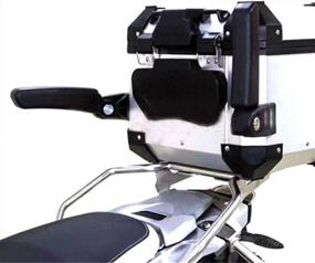 img 2 attached to Foldable Passenger Armrest For Motorcycle Top Case Rear Box - Compatible With MT-09 Tracer, Adventure Bikes R1200GS LC, R1250GS ADV, And 1050/1190/1290 Models - By GUAIMI