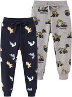 🦖 stylish and comfy azalquat toddler jogging sweatpants – perfect dinosaur-themed attire for boys logo