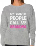«мои любимые люди зовут меня бабушкой/няней» — женская толстовка | идеальный подарок для бабушек логотип