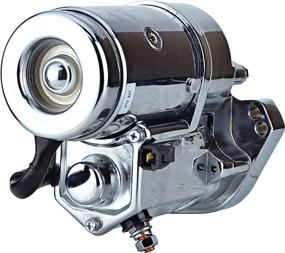 img 2 attached to DB Electrical Chrome 2.4KW Harley Davidson Starter for Dyna, Fatboy, Softail & Heritage (31553-94 31559-99A)