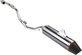 img 1 attached to 🔥 TITANUM Slip-On Full Muffler Exhaust System for Honda CRF150F CRF230F 2003-2016