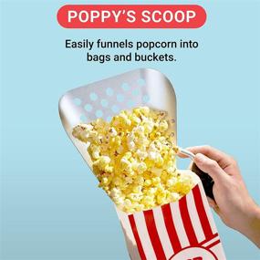img 2 attached to 🍿 Aluminum Popcorn Scoop by Poppy's - Commercial-Grade Quality