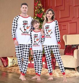 img 3 attached to Праздничные семейные пижамы: покупайте рождественские пижамы с принтом оленей Shelry'S для женщин, мужчин и детей!