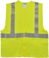 2xl shorfune high visibility fr flame resistant safety vest w/ pocket & reflective strips - ansi/isea standards logo