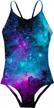 quick-dry one piece swimsuit for girls, beach swimwear bathing suit ideal for ages 3-10 - idgreatim logo