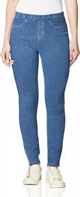 img 4 attached to 👖 Stylish and Versatile: No Nonsense Women's Classic Jeggings with Back Pockets