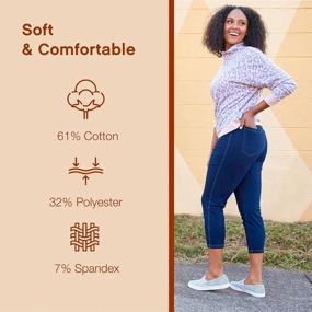 img 1 attached to 👖 Stylish and Versatile: No Nonsense Women's Classic Jeggings with Back Pockets