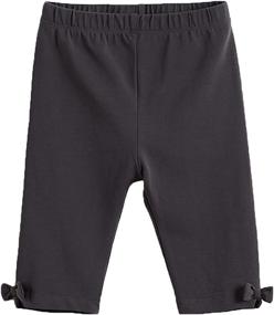 img 4 attached to Marc Janie Toddler Girls' Solid Pants & Capris for Girls' Clothing