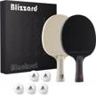 competition-level ping pong set: joola blizzard & blackout rackets, 5 balls & storage box - indoor/outdoor use! logo