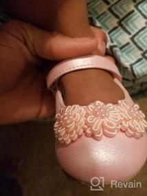 img 5 attached to Stylish and Elegant: Josmo Patent Dressy Chiffon Toddler Girls' Flat Shoes