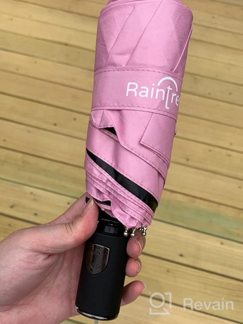 img 1 attached to Lightweight And Windproof Compact Umbrella For Travel: Automatic Open And Close With Teflon Coating - Ideal For Sun And Rain! review by Atheendra Wroblewski