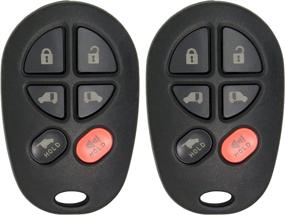 img 4 attached to 🚗 Новый бесключевой пульт дистанционного управления автомобилем "Keyless Entry Remote Car Key Fob FCC GQ43VT20T" замена от Keyless2Go - набор из 2 штук.